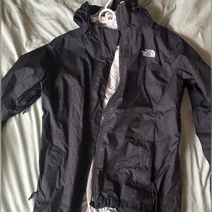 The North Face Black Rain Jacket with Hood